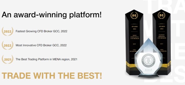 Axia award-winning platform